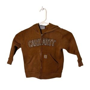 Carhartt 2T‎ Brown Full Zip Hoodie